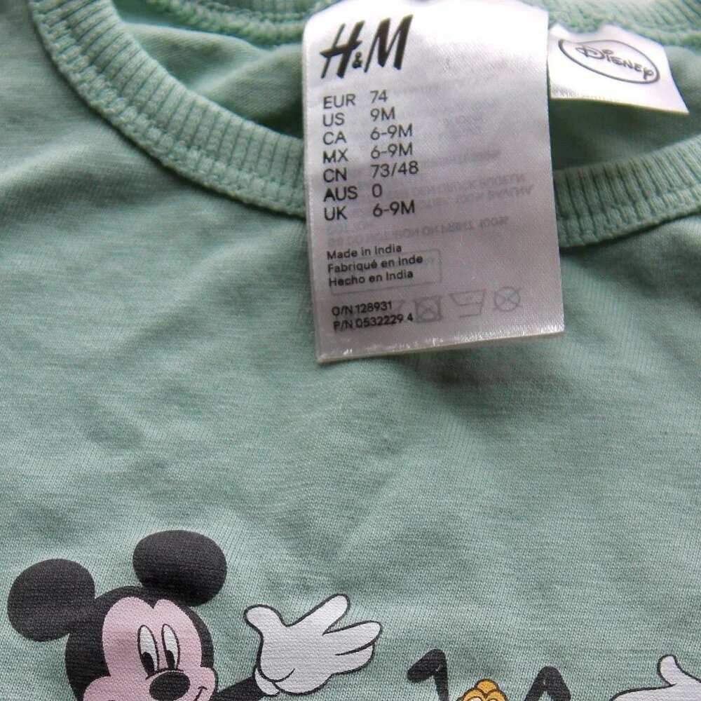 Disney Mickey Mouse PJ set from H&M
